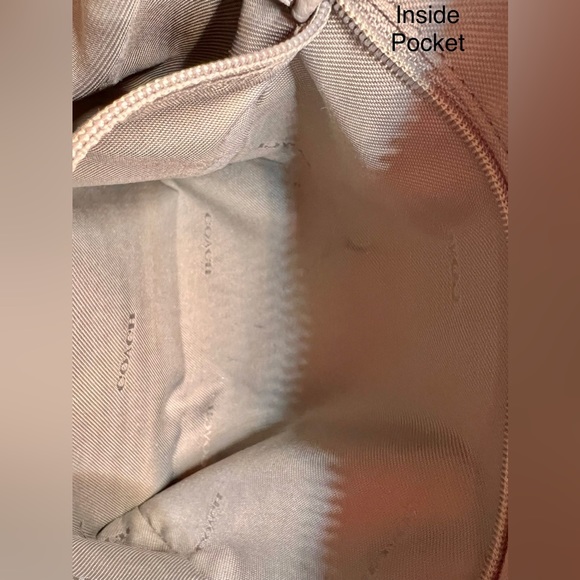 Beautiful Coach Bag in Very Good Condition, Gray Leather & Suede, Preowned - Picture 7 of 13